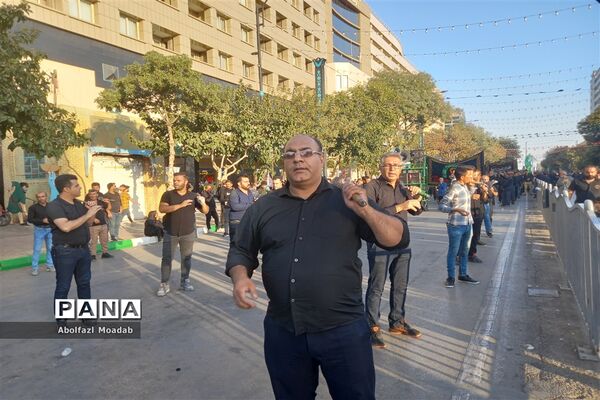 دسته‌های عزاداری مشهد در روز شهادت امام رضا(ع)