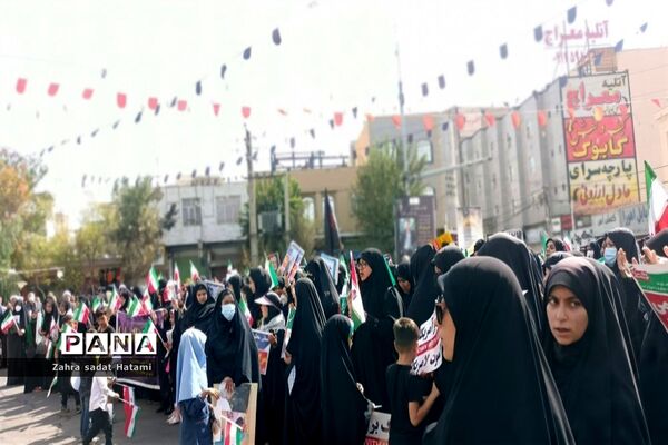 تجمع دختران و مادران انقلاب اسلامی در شهرستان پاکدشت