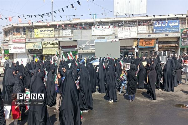 تجمع دختران و مادران انقلاب اسلامی در شهرستان پاکدشت