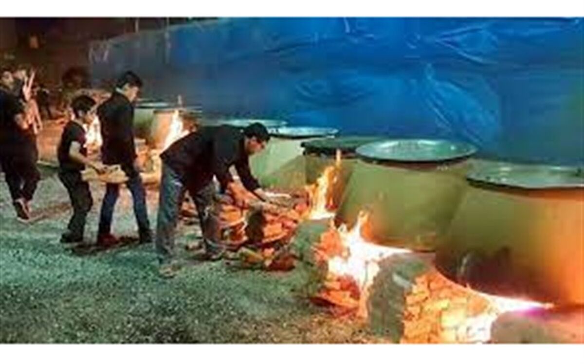 مراسم چهل دیگ با قدمت ۳۷ ساله در نائین