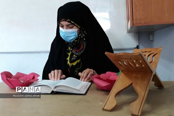 برگزاری طرح ۱۴  ختم قرآن کریم در دبستان حضرت زهرا(س) رودهن