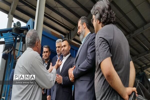 بازدید از مرکز کمپوست زباله شهرستان نور