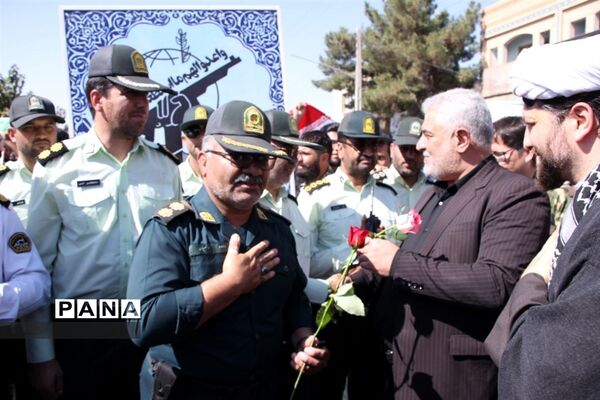 راهپیمایی مردم تربت‌جام در محکومیت تحرکات اغتشاشگران
