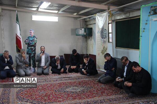 مراسم تجلیل از فرزند شهید مدافع امنیت در شهرستان اسلامشهر