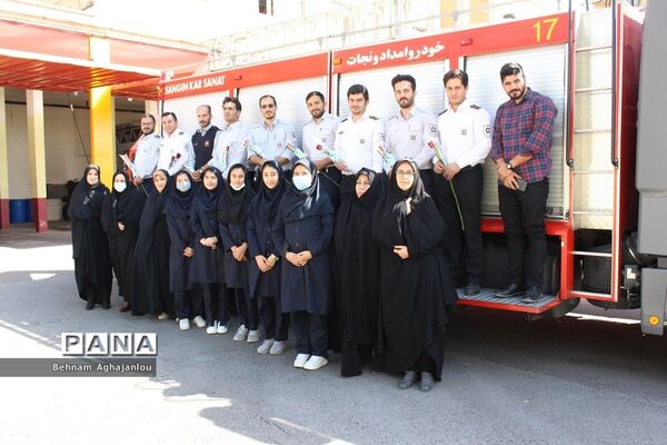 تجلیل و قدردانی از آتش‌نشانان زنجان