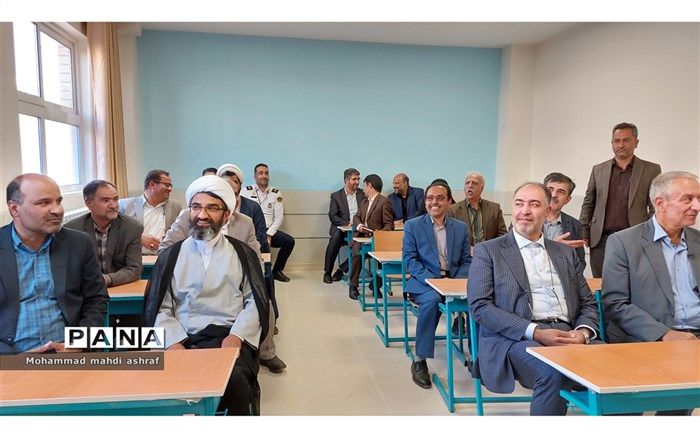 افتتاح مدرسه خیرساز مهر عِظام در نایین