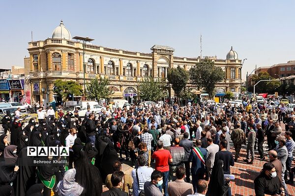 مراسم تشیع شهید گمنام