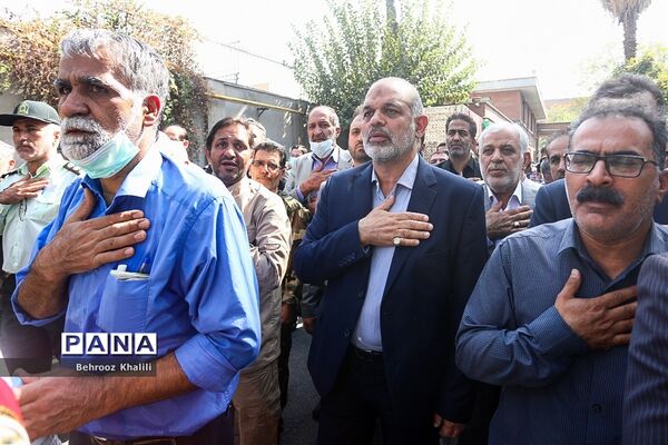 مراسم تشیع شهید گمنام