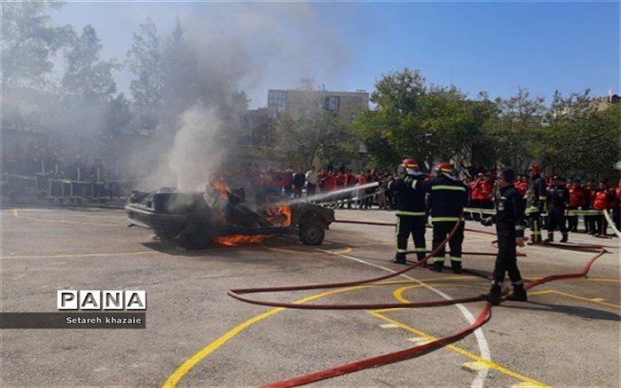  مراسم استانی گرامیداشت هفته ایمنی و آتش‌نشانی