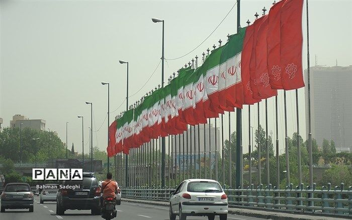 کیفیت هوای تهران در مرز آلودگی