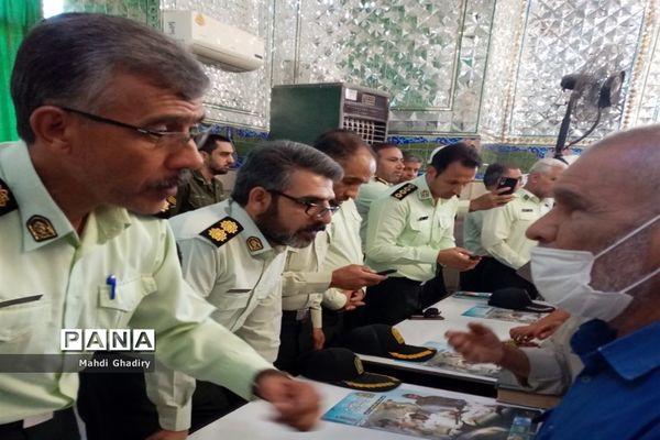 حضور مدافعان امنیت در نماز جمعه، کاشمر