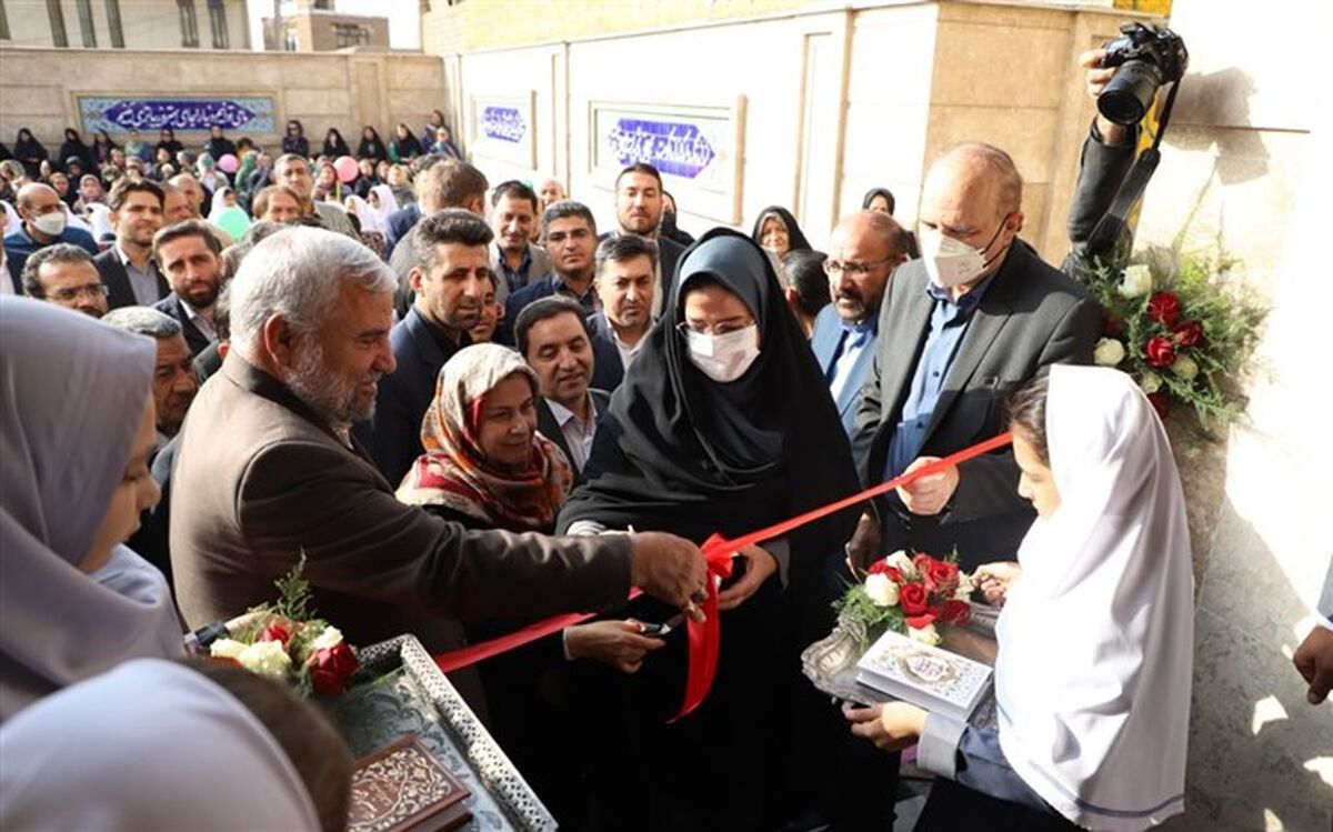 مدرسه شش‌کلاسه حاج مسیب درخشانی بنیس شبستر افتتاح شد