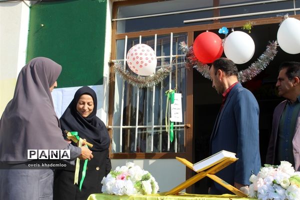 مراسم آغاز امامت امام زمان در دبستان شهیدان حجازی گلوگاه