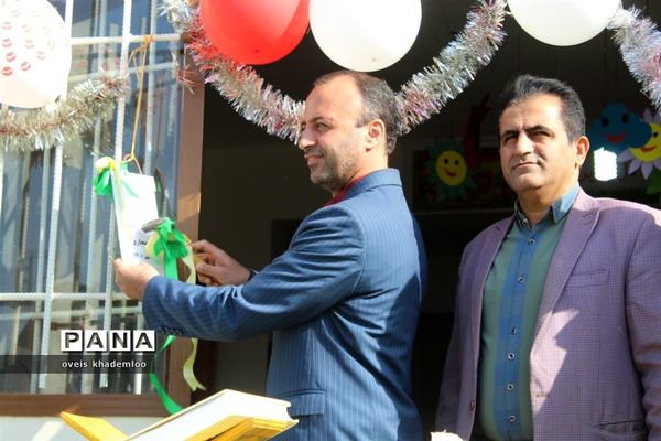 مراسم آغاز امامت امام زمان در دبستان شهیدان حجازی گلوگاه