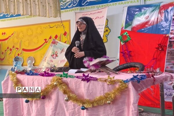 مراسم امامت امام مهدی (عج) در دبیرستان 13 آبان ناحیه یک کرج