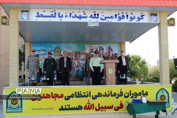 صبحگاه مشترک یگان‌های نمونه نیروهای مسلح استان سمنان