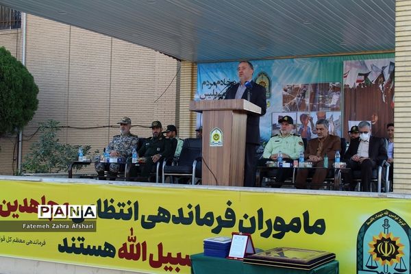 صبحگاه مشترک یگان‌های نمونه نیروهای مسلح استان سمنان