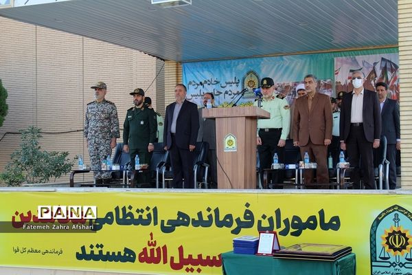 صبحگاه مشترک یگان‌های نمونه نیروهای مسلح استان سمنان