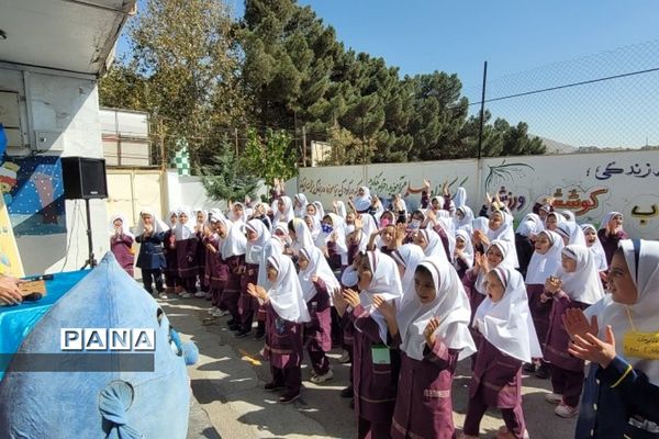آموزش مصرف بهینه آب در دبستان حضرت زهرا(س)رودهن