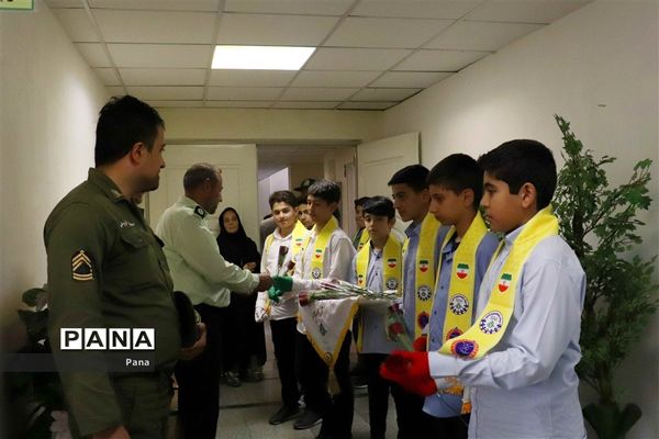 دیدار مدیرکل آموزش و پرورش آذربایجان شرقی با فرمانده نیروی انتظامی آذربایجان شرقی