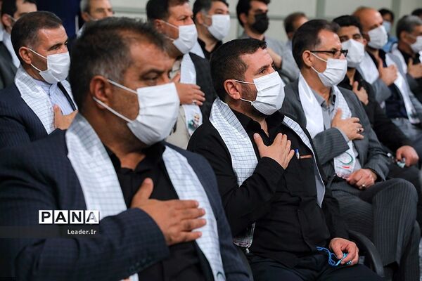 دیدار دست‌اندرکاران دومین کنگره شهدای ورزشکار با رهبر معظم انقلاب