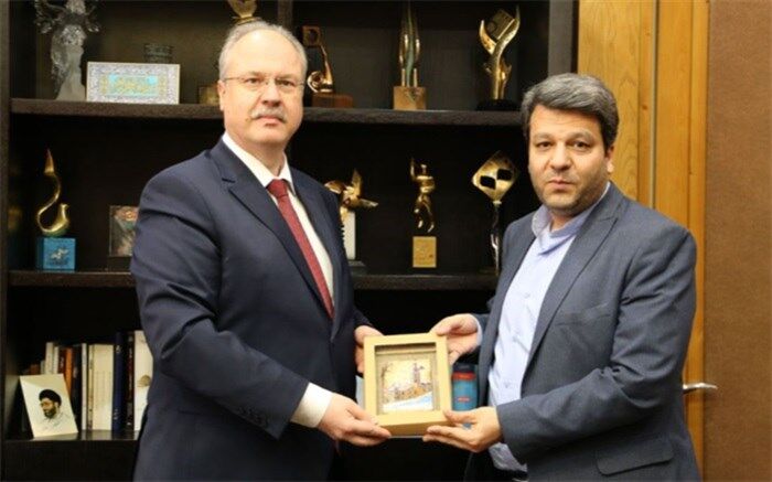 سفیر بلاروس با ‌رئیس سازمان سینمایی دیدار کرد