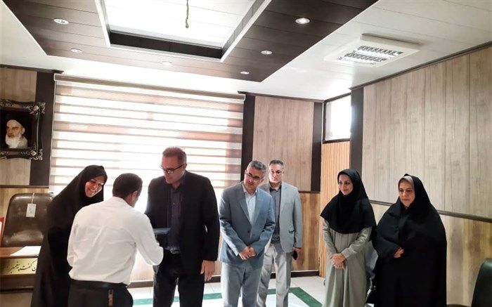 رئیس سازمان دانش‌آموزی قائمشهر معارفه شد