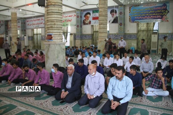 طرح نور چشم، نماز جماعت دانش‌آموزی در شهرستان بهبهان