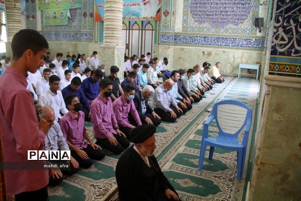 طرح نور چشم، نماز جماعت دانش‌آموزی در شهرستان بهبهان