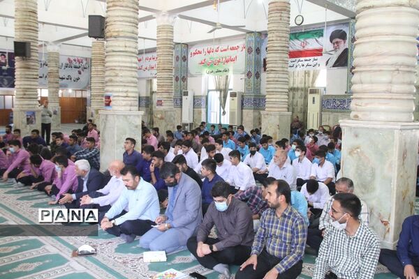 طرح نور چشم، نماز جماعت دانش‌آموزی در شهرستان بهبهان