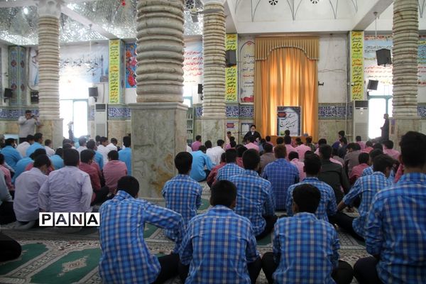 طرح نور چشم، نماز جماعت دانش‌آموزی در شهرستان بهبهان