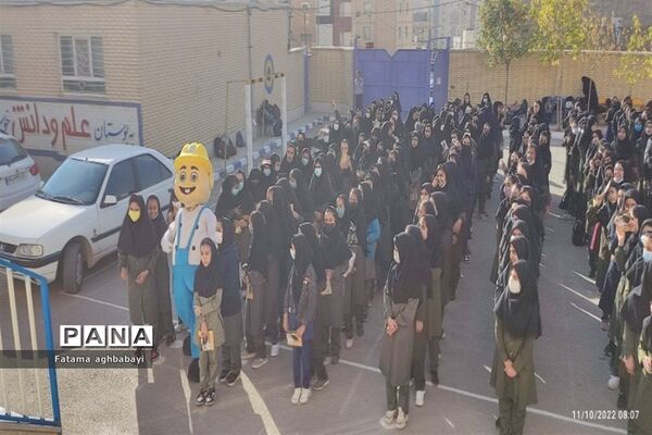 برگزاری طرح آموزش ایمنی مصرف‌کنندگان گاز طبیعی در دبیرستان مرضیه