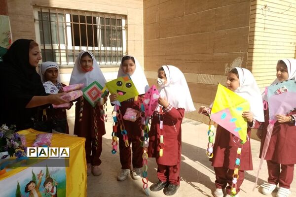 «حال خوش کودکی، رنگ خوش زندگی» در دبستان دخترانه سعادت شهرستان قدس