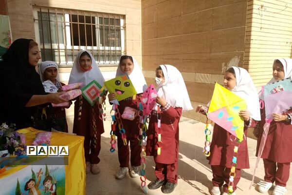 «حال خوش کودکی، رنگ خوش زندگی» در دبستان دخترانه سعادت شهرستان قدس