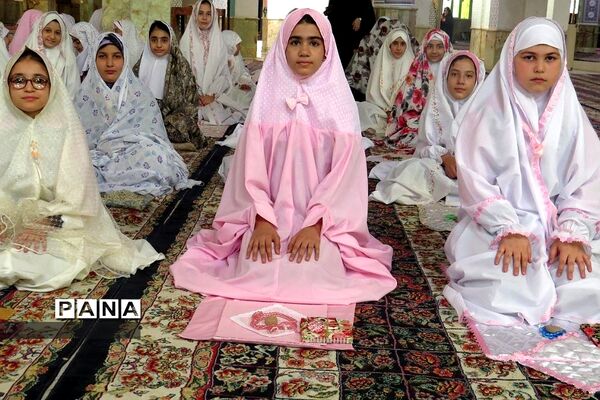 برگزاری مراسم «نماز نور چشم من» در امامزاده حضرتین شهرستان قدس