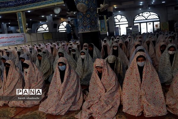 برگزاری طرح نور چشم همزمان با سراسر کشور در مسجد علی بن الحسین