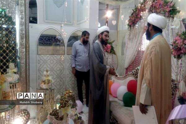 جلسه اخلاق کارگزاران نظام ورونمایی از اتاق عقد در امامزاده سید محمد (ع)کاشمر