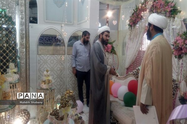 جلسه اخلاق کارگزاران نظام ورونمایی از اتاق عقد در امامزاده سید محمد (ع)کاشمر