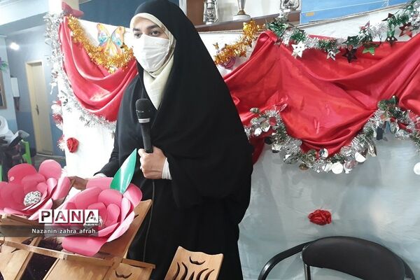 جشن میلاد پیامبر(ص) در دبستان حضرت زهرا(س) رودهن