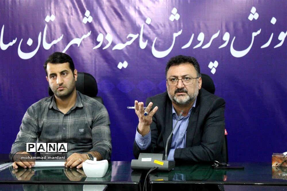 دیدار فرماندهان واحد بسیج پیشگام مدارس با مدیر آموزش و پرورش ناحیه دو ساری