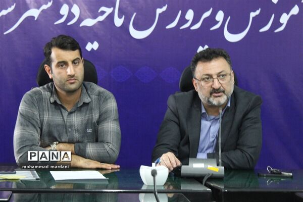 دیدار فرماندهان واحد بسیج پیشگام مدارس با مدیر آموزش و پرورش ناحیه دو ساری