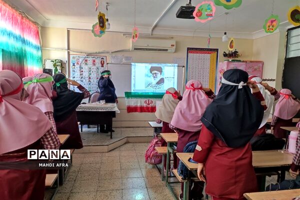 تجدید بیعت دانش‌آموزان بهبهانی با رهبری