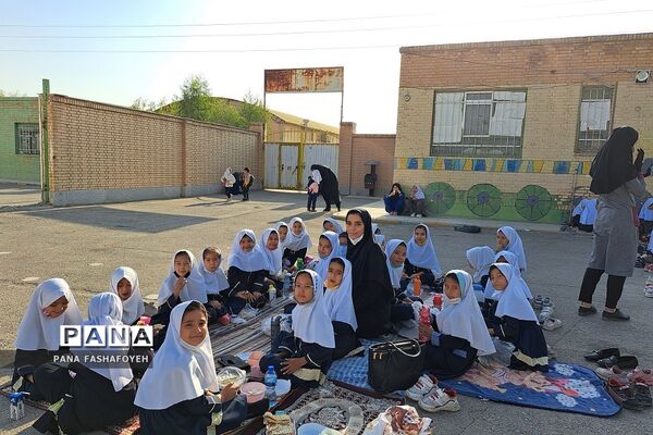 طرح صبحانه سالم در دبستان میعاد فشافویه