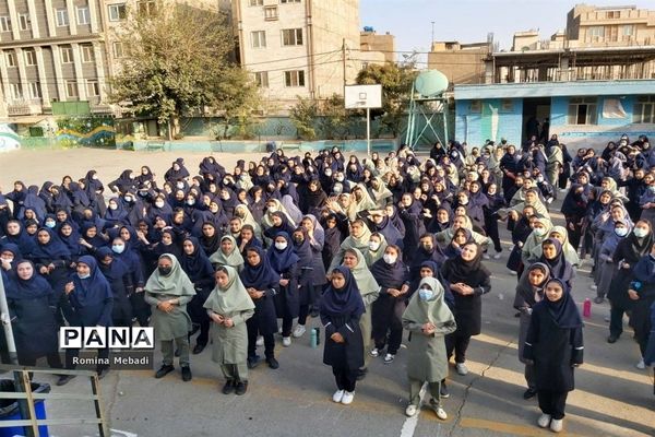 برگزاری مسابقات ورزشی درآموزشگاه الزهرا(س) اسلامشهر