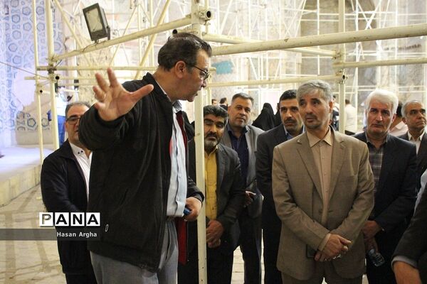 بازدید مدیران سازمان دانش‌آموزی استان‌ها از گنبد سلطانیه و حسینیه اعظم زنجان