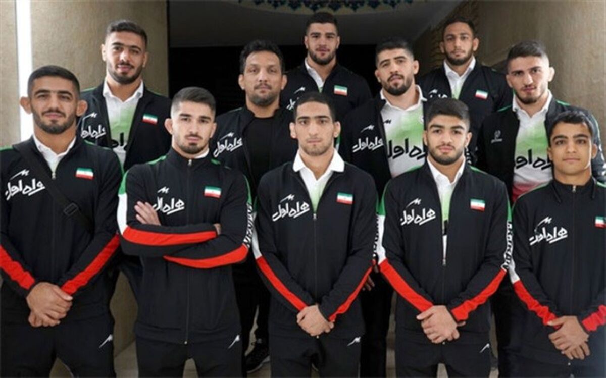 تیم کشتی آزاد امید به اسپانیا رفت