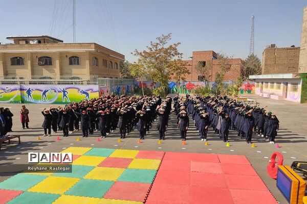 نواختن زنگ هفته تربیت‌بدنی در پاکدشت