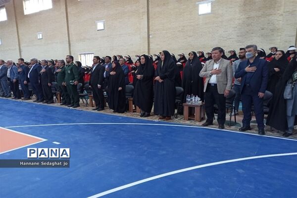 آیین افتتاحیه سالن ورزشی زنده‌یاد حسینعلی طباطبایی در هفته تربیت‌بدنی در شیراز