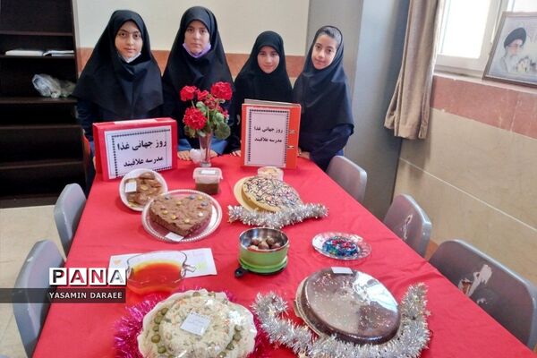 برگزاری جشنواره غذای سالم در دبیرستان امیر علاقه‌بند