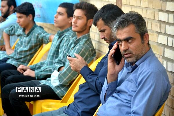 افتتاح زمین چمن مصنوعی دبیرستان شریعتی بوشهر